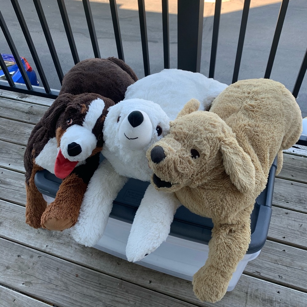 three IKEA dolls